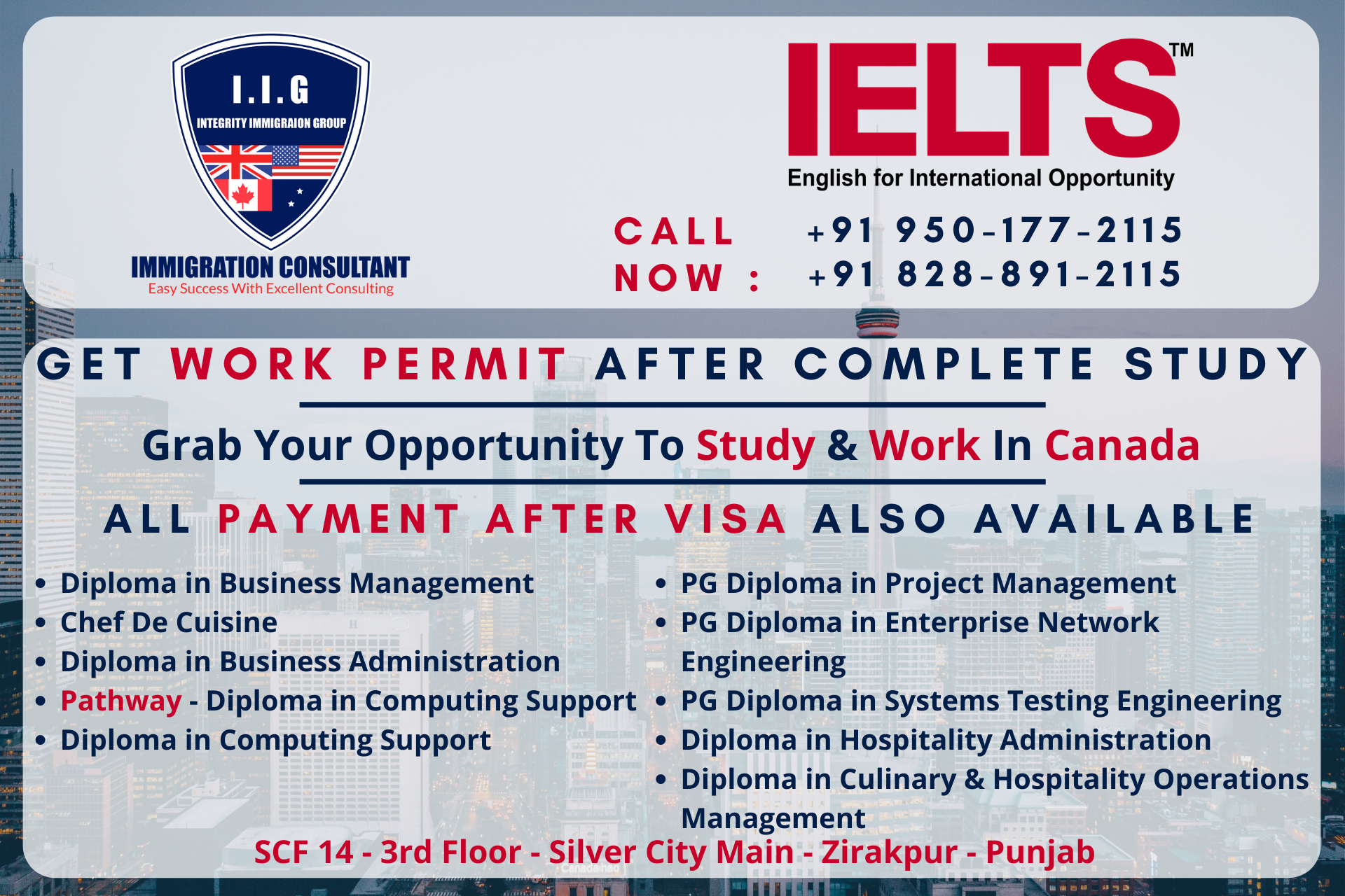 Canada Pay After Visa - Integrity Immigration Group