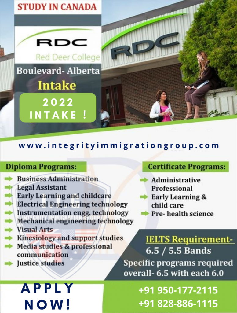 Red Deer College Canada - Integrity Immigration Group