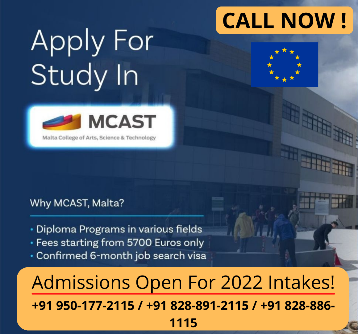 malta-europe-study-visa-mcast-college-govt-college-apply-now