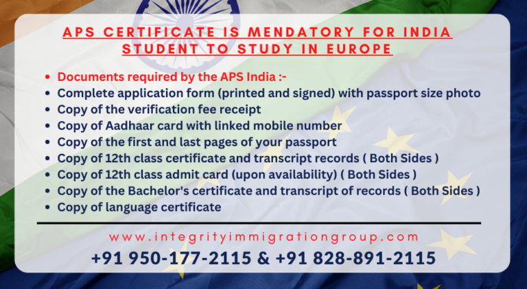 aps-certificate-mandatory-for-indian-students-to-study-in-germany-europe