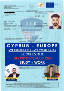Cyprus Europe Study + Work Visa - Rajveer Verma