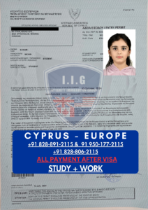 Cyprus Study + Work Visa - Sonam- 2024 - Integrity Immigration Group - Rajveer Verma