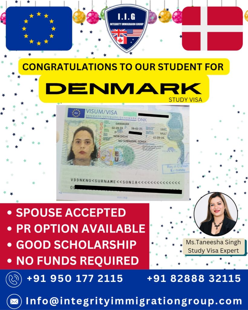 Denmark Europe Schengen Study Visa - Integrity Immigration Groups