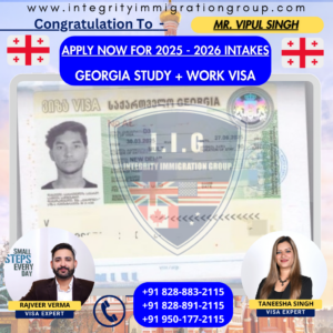 Georgia Study Work Visa - Integrity Immigration Group - Rajveer Verma