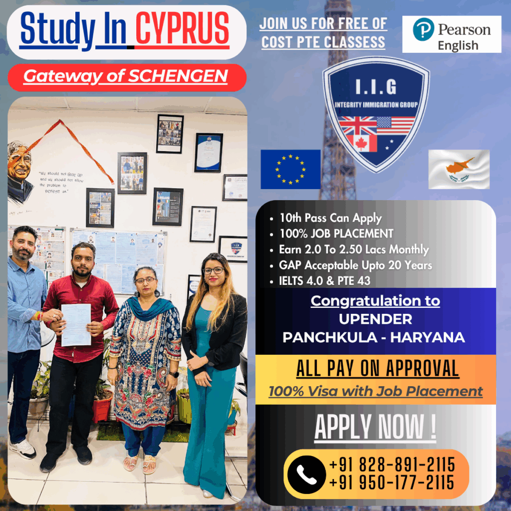 Cyprus Europe Schengen Study Visa - Integrity Immigration Group